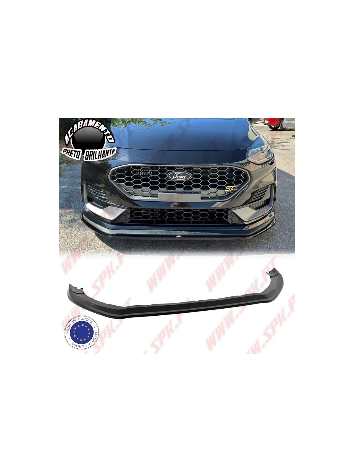Lip Spoiler Frontal V.1 - Ford Fiesta 8 ST Facelift (2021-2024) Lip Spoiler Frontal V.1 - Ford Fiesta 8 ST Facelift (2021-2024)