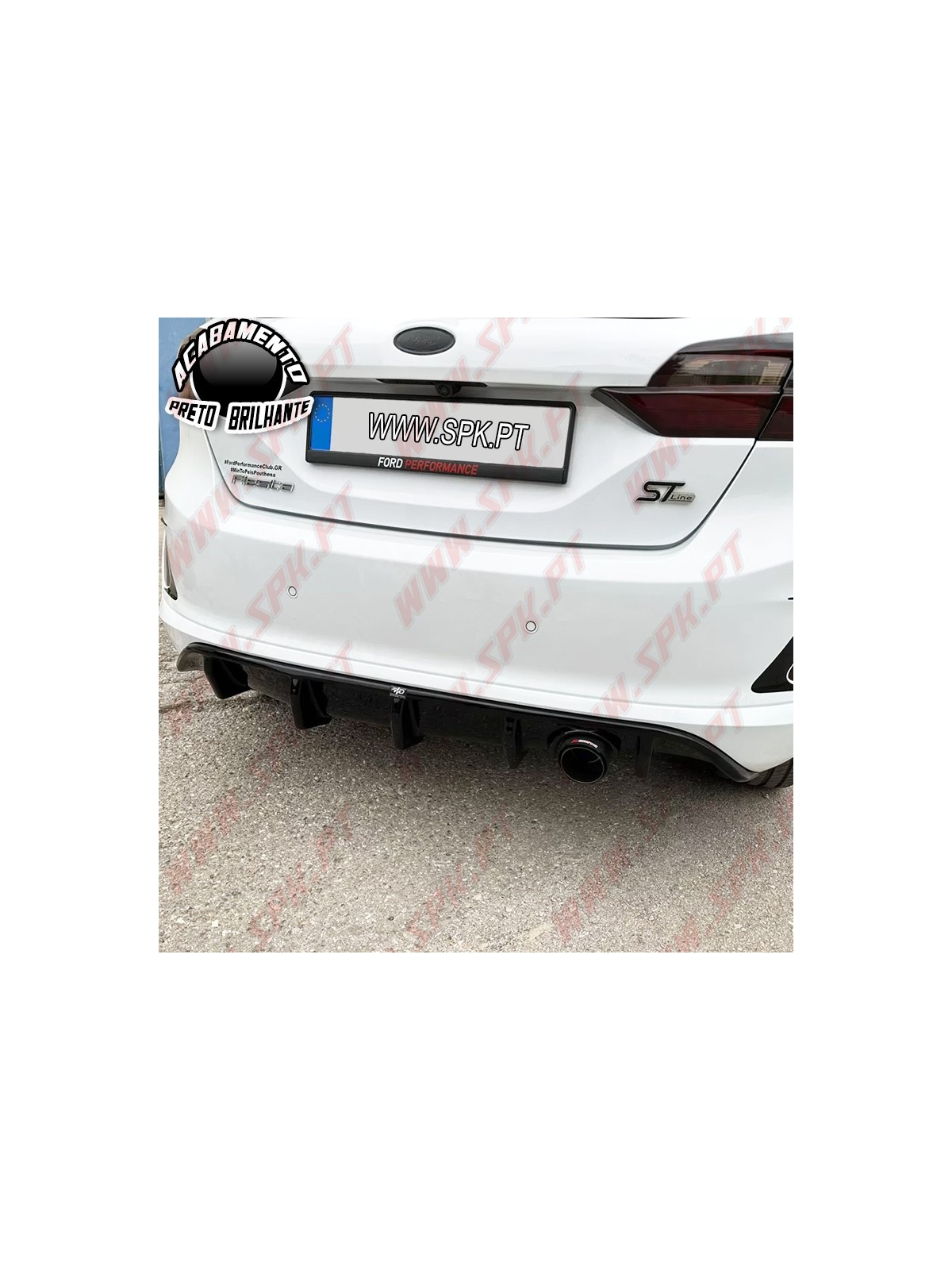 Difusor Traseiro - Ford Fiesta ST-Line (2017-2024)
