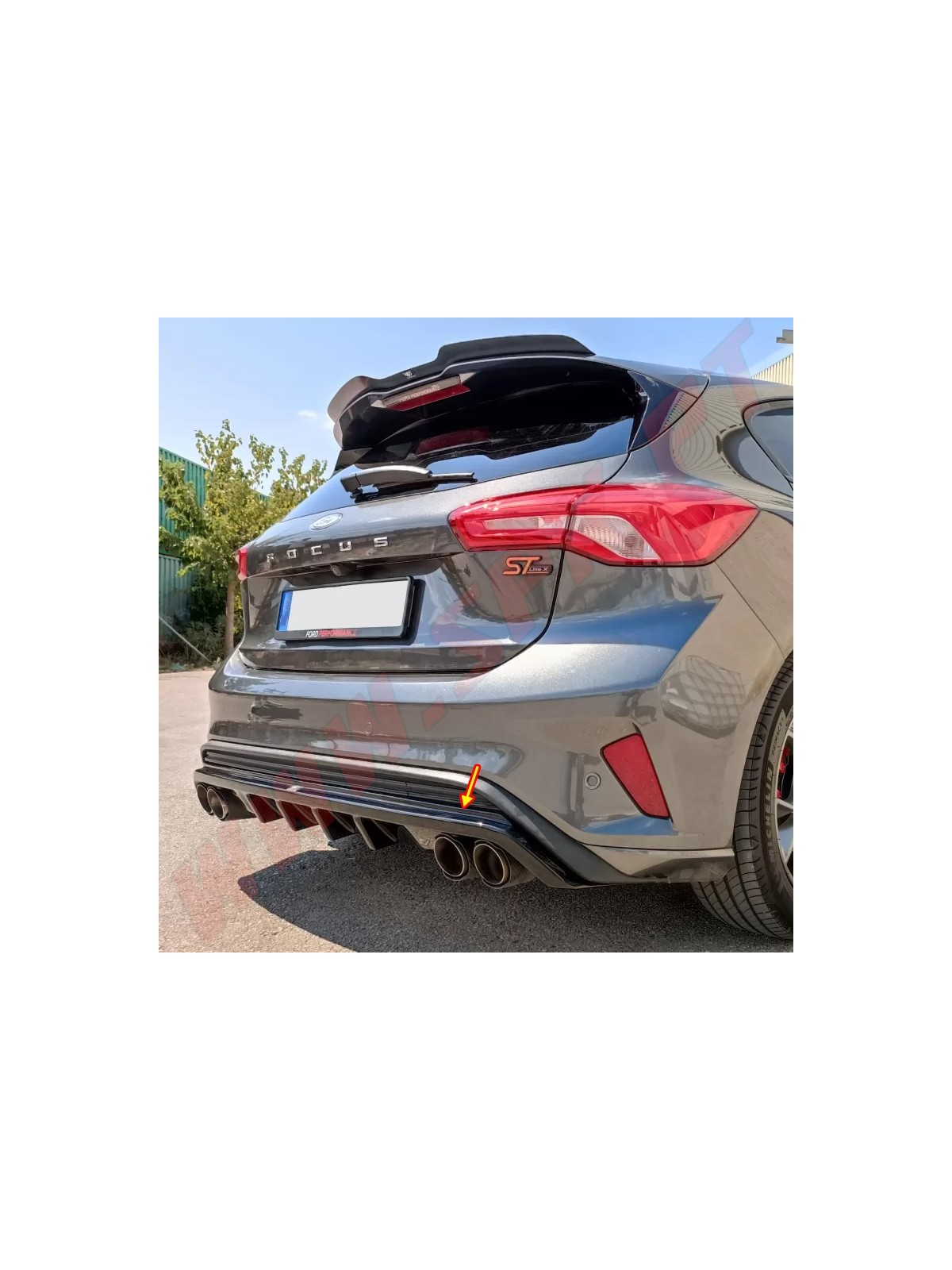 Difusor Traseiro - Ford Focus 4 ST-Line (2018-2022)