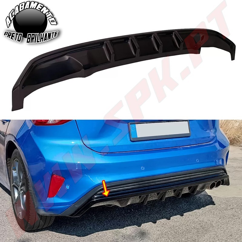Difusor Traseiro - Ford Focus 4 ST-Line (2018-2022)