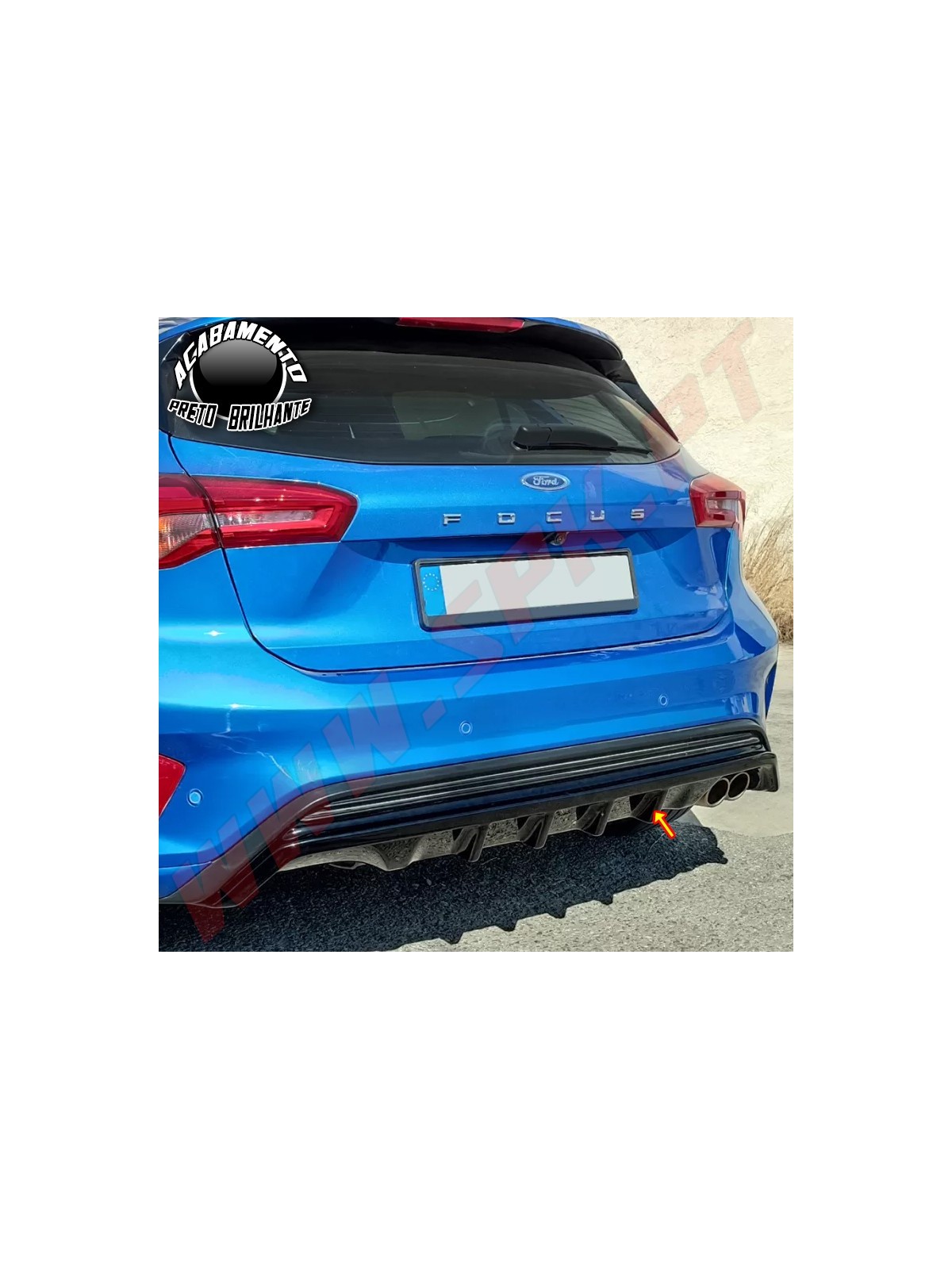 Difusor Traseiro - Ford Focus 4 ST-Line (2018-2022)
