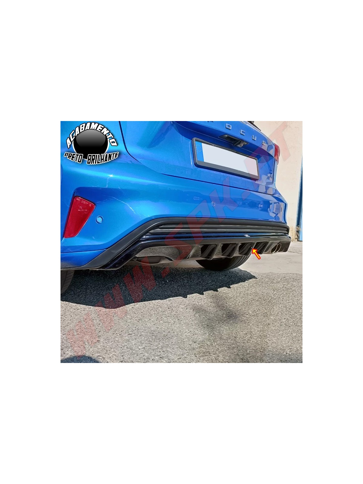 Difusor Traseiro - Ford Focus 4 ST-Line (2018-2022)