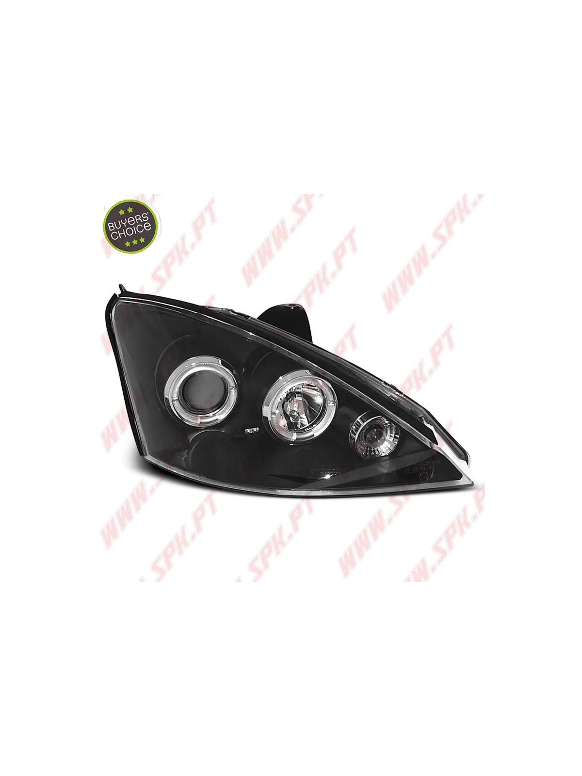 Faróis Angel Eyes LED / BLack - Ford Focus 1 (1998-2001) Faróis Angel Eyes LED / BLack - Ford Focus 1 (1998-2001)
