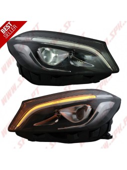 Faróis FULL-LED / Black - Mercedes W176 (2012-2018)