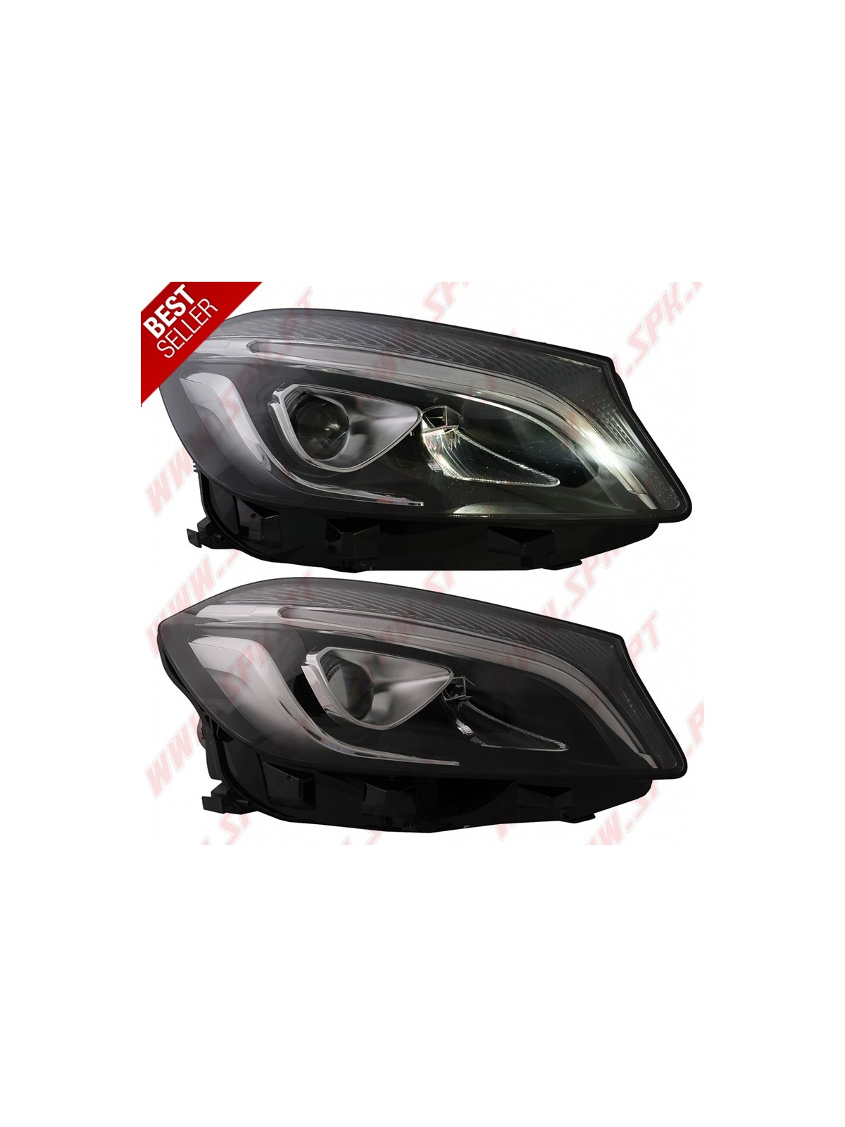 Faróis FULL-LED / Black - Mercedes W176 (2012-2018) Faróis FULL-LED / Black - Mercedes W176 (2012-2018)