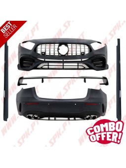 Pack Body-Kit + Aileron Look A45 AMG  - Mercedes W177 Hatchback (2018-2022)