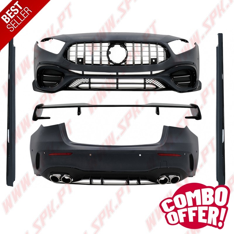 Pack Body-Kit + Aileron Look A45 AMG  - Mercedes W177 Hatchback (2018-2022)