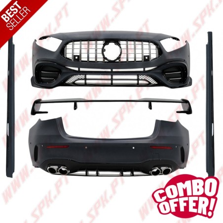 Pack Body-Kit + Aileron Look A45 AMG  - Mercedes W177 Hatchback (2018-2022)