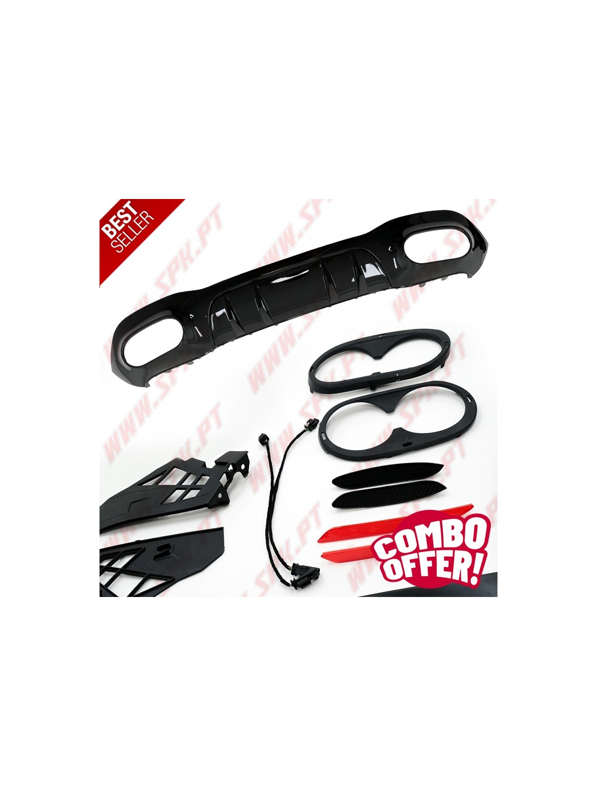 Pack Body-Kit + Aileron Look A45 AMG  - Mercedes W177 Hatchback (2018-2022)