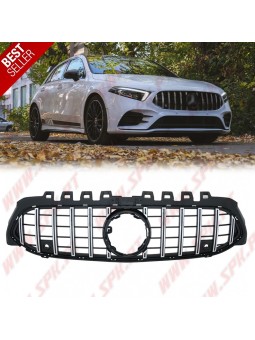 Grelha Frontal Look GTR Black+Chrome - Mercedes W177 / V177 (2018-2022)
