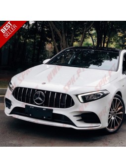 Grelha Frontal Look GTR Black+Chrome - Mercedes W177 / V177 (2018-2022)