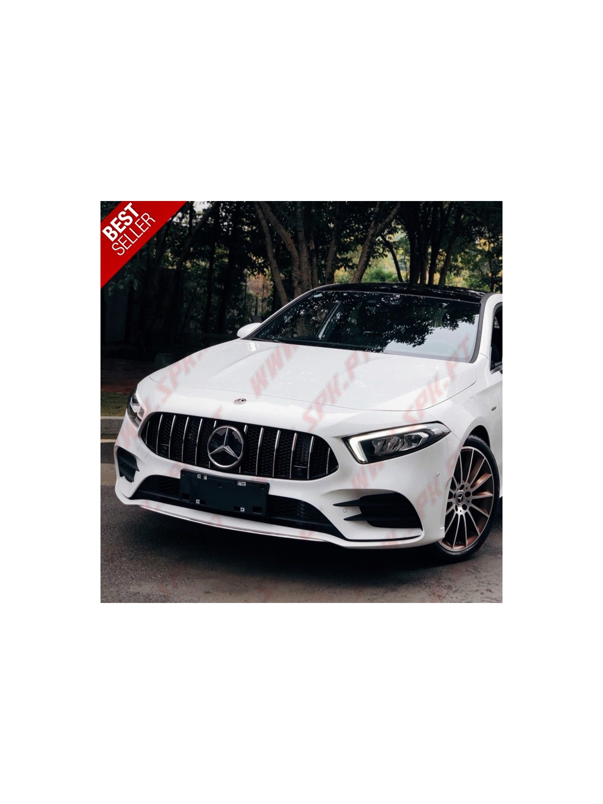 Grelha Frontal Look GTR Black+Chrome - Mercedes W177 / V177 (2018-2022)