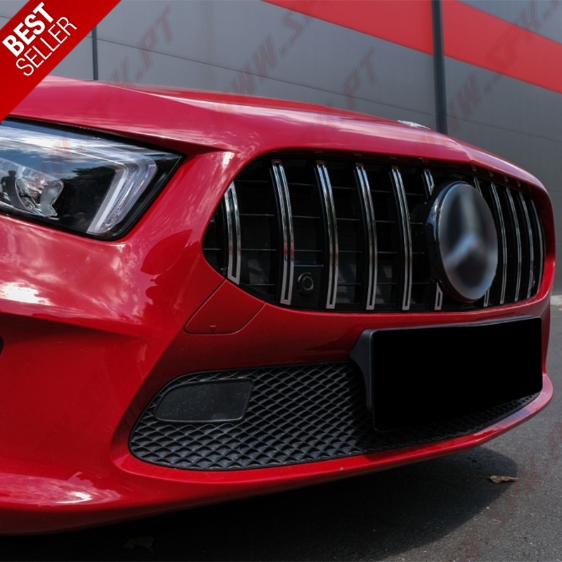 Grelha Frontal Look GTR Black+Chrome - Mercedes W177 / V177 (2018-2022)