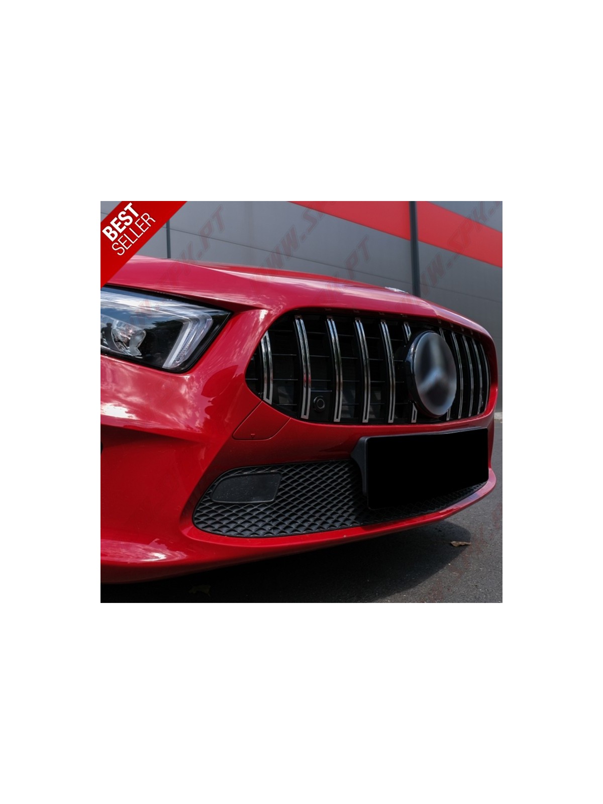 Grelha Frontal Look GTR Black+Chrome - Mercedes W177 / V177 (2018-2022)