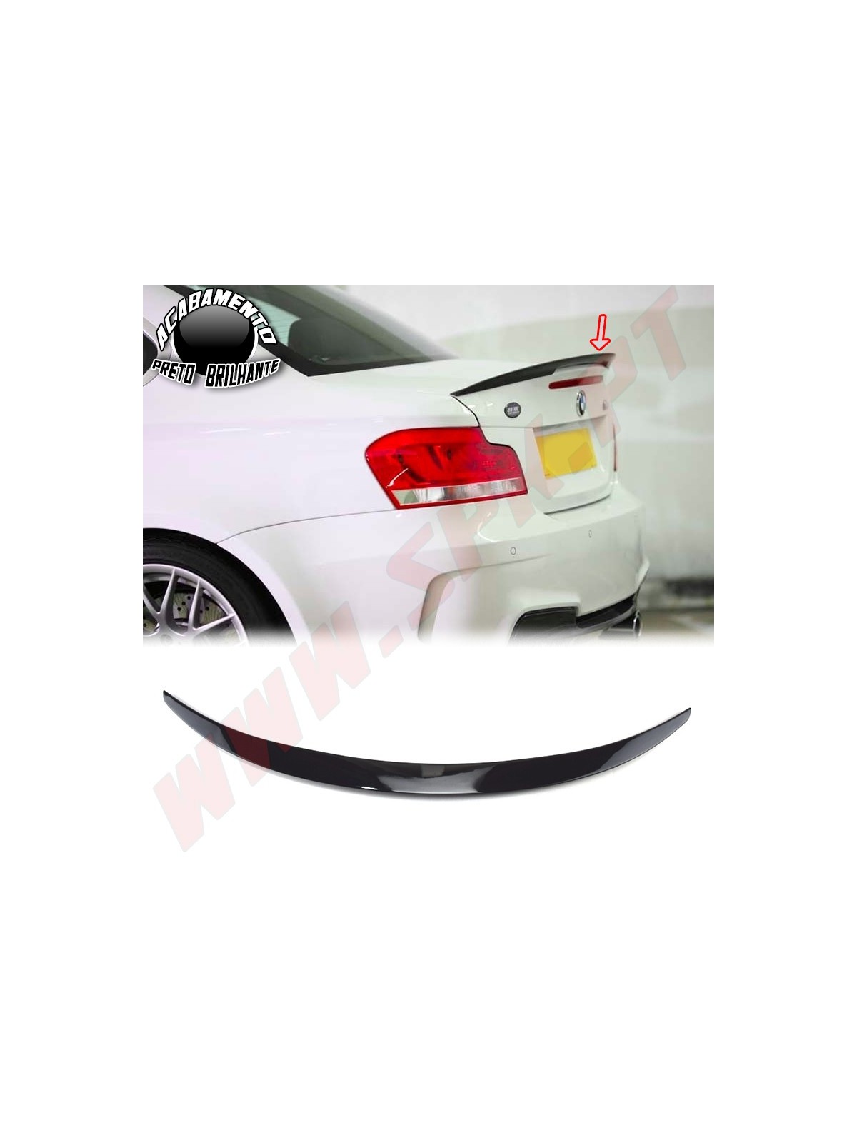Aileron Traseiro Look M-Performance BMW E82 / E88 (2007-2013)