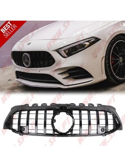 Grelha Frontal Look GTR Full Black - Mercedes W177 / V177 (2018-2022)