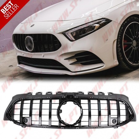 Grelha Frontal Look GTR Full Black - Mercedes W177 / V177 (2018-2022)
