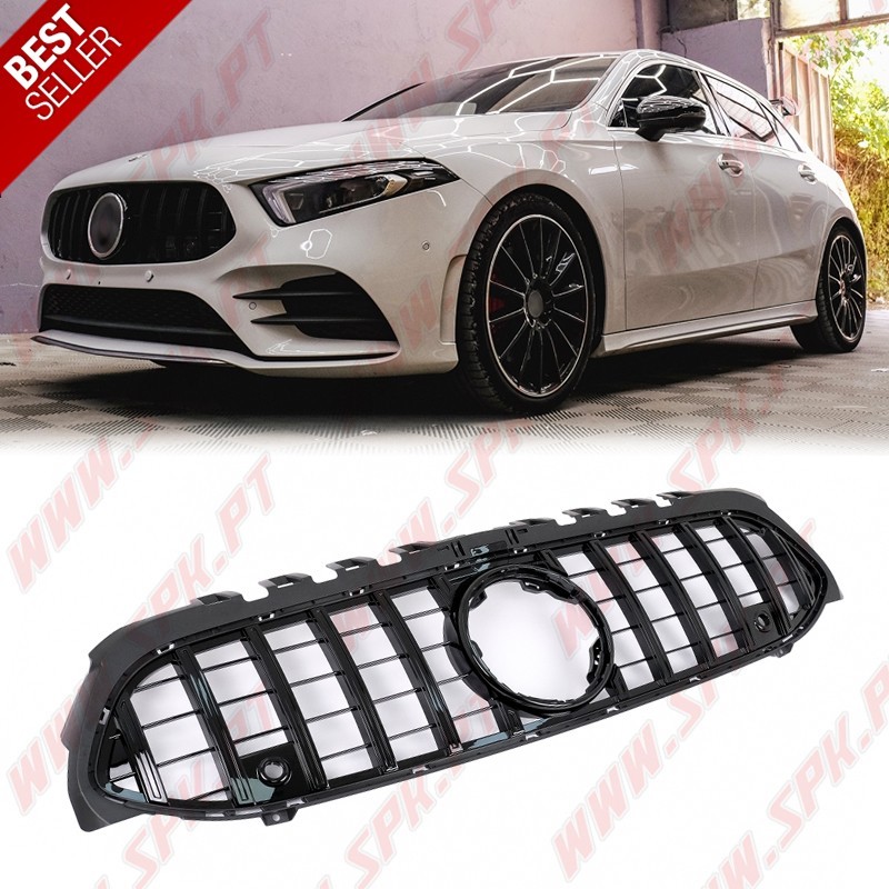 Grelha Frontal Look GTR Full Black - Mercedes W177 / V177 (2018-2022)
