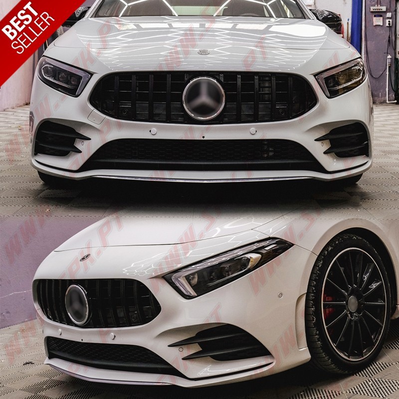 Grelha Frontal Look GTR Full Black - Mercedes W177 / V177 (2018-2022)