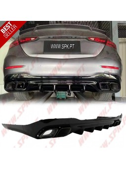 Difusor Traseiro + Ponteiras Smoke Look AMG - Mercedes W206 (2021-)