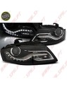 Faróis Daylight LED / Black - Audi A4 B8 (2008-2011) Faróis Daylight LED / Black - Audi A4 B8 (2008-2011)