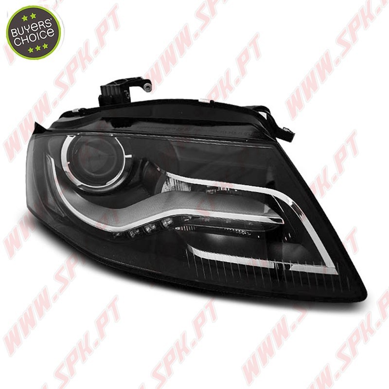 Faróis Daylight LED / Black - Audi A4 B8 (2008-2011) Faróis Daylight LED / Black - Audi A4 B8 (2008-2011)