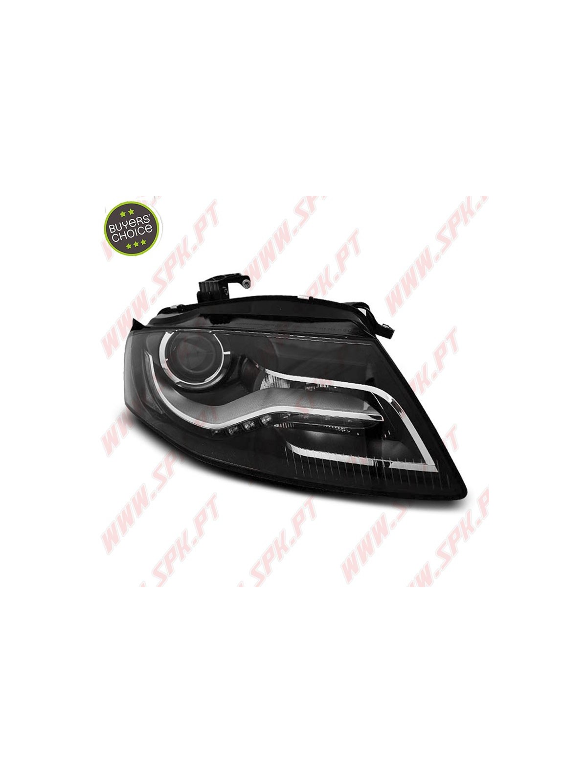 Faróis Daylight LED / Black - Audi A4 B8 (2008-2011) Faróis Daylight LED / Black - Audi A4 B8 (2008-2011)