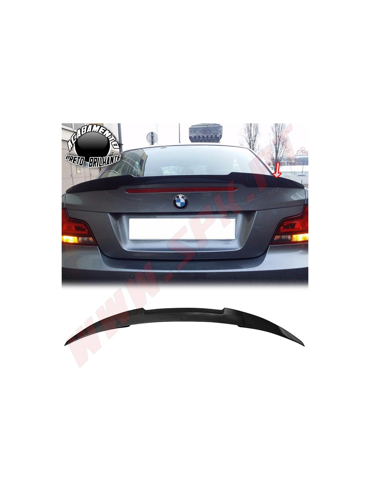 Aileron Traseiro Look PSM BMW E82 / E88 (2007-2013)