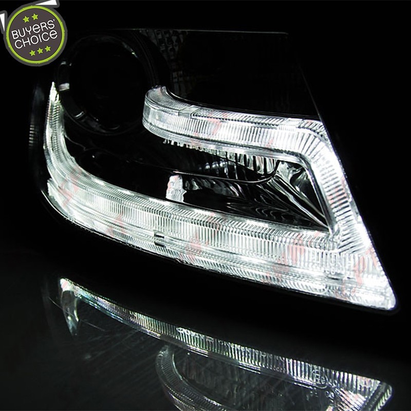 Faróis Tubelight DRL / Chrome - Audi A4 B8 (2008-2011)