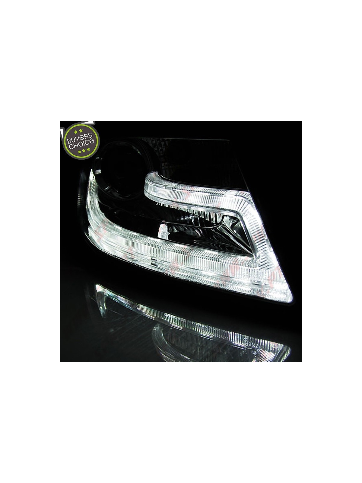 Faróis Tubelight DRL / Chrome - Audi A4 B8 (2008-2011)