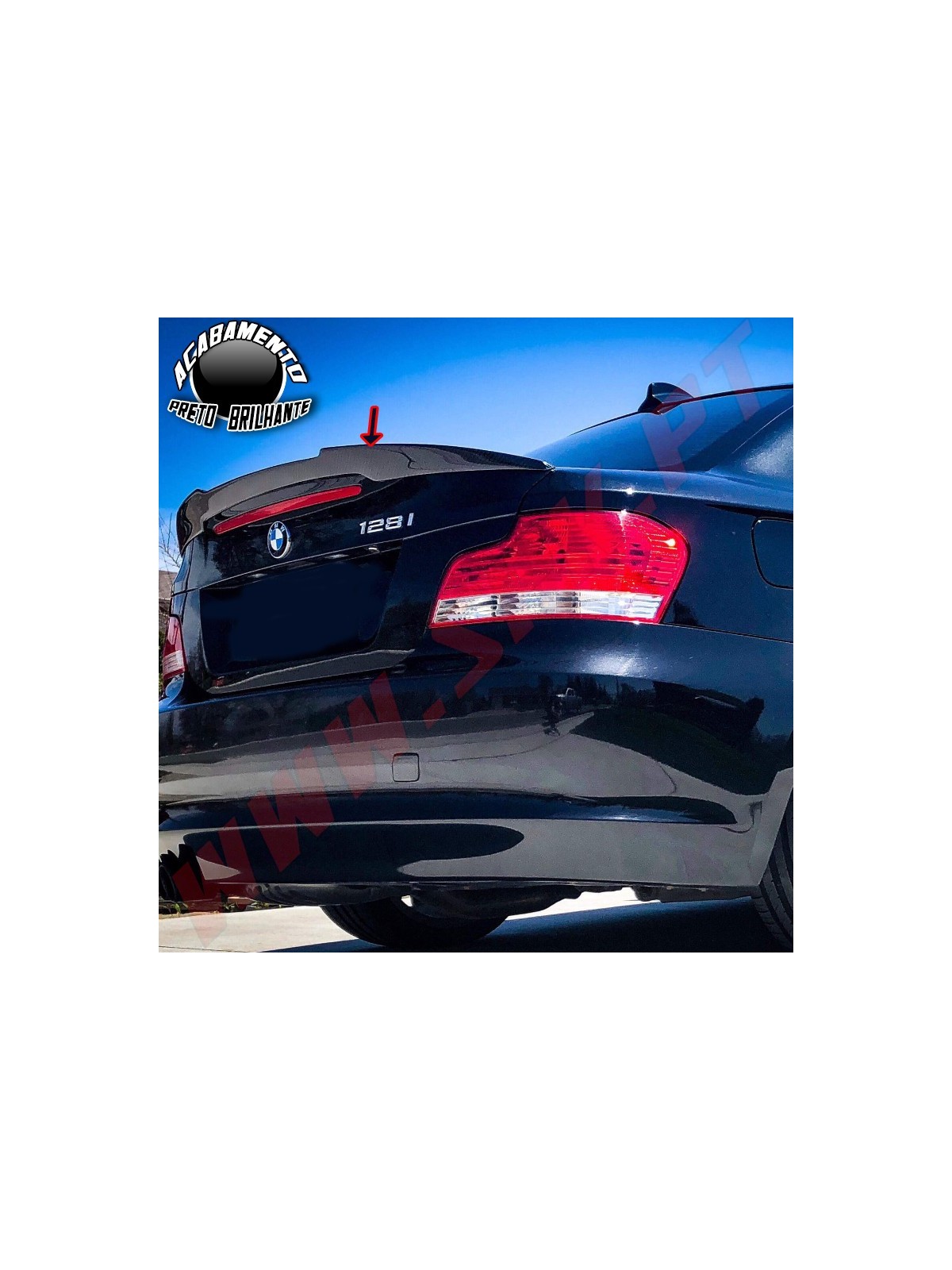 Aileron Traseiro Look PSM BMW E82 / E88 (2007-2013)