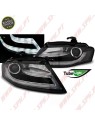 Faróis Tubelight DRL / Black - Audi A4 B8 (2008-2011) Faróis Tubelight DRL / Black - Audi A4 B8 (2008-2011)