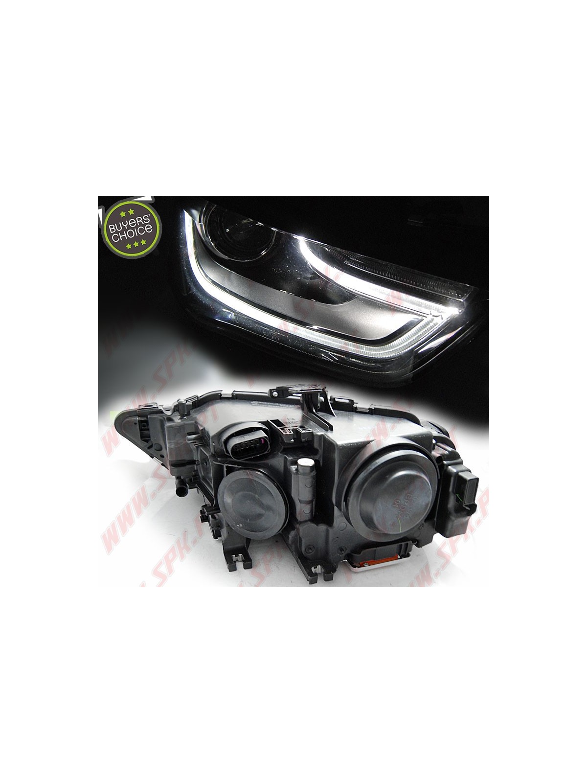Faróis Daylight LED / Black - Audi A4 B8 Facelift (2012-2015) Faróis Daylight LED / Black - Audi A4 B8 Facelift (2012-2015)