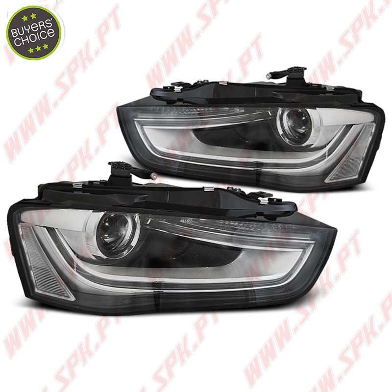 Faróis Daylight LED / Black - Audi A4 B8 Facelift (2012-2015) Faróis Daylight LED / Black - Audi A4 B8 Facelift (2012-2015)