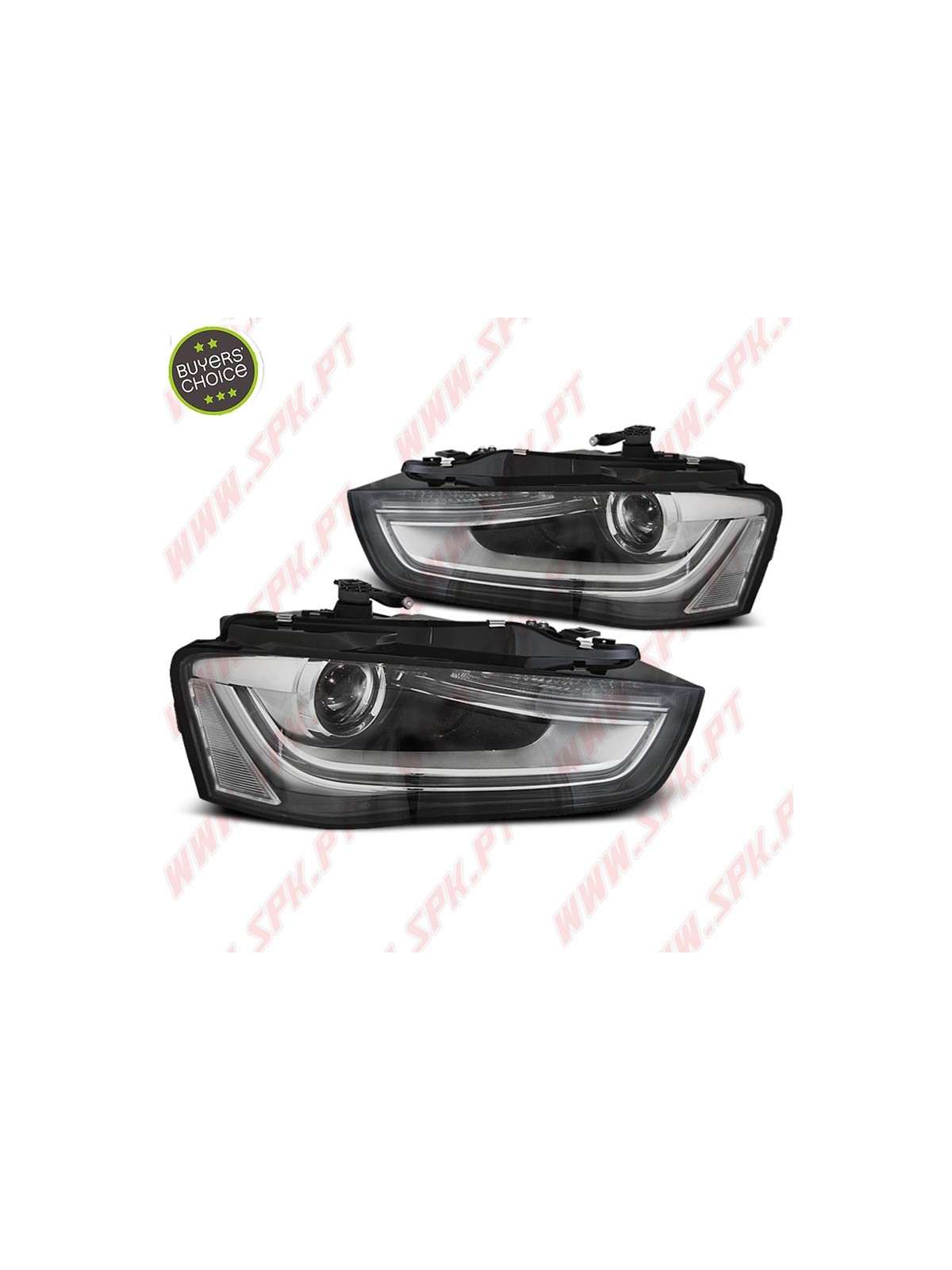 Faróis Daylight LED / Black - Audi A4 B8 Facelift (2012-2015) Faróis Daylight LED / Black - Audi A4 B8 Facelift (2012-2015)