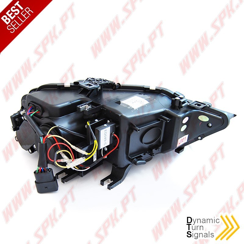 Faróis Tubelight DRL / Black - Audi A4 B8 Facelift (2012-2015) Faróis Tubelight DRL / Black - Audi A4 B8 Facelift (2012-2015)