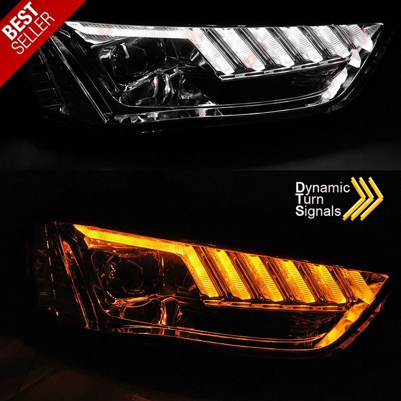 Faróis Tubelight DRL / Chrome - Audi A4 B8 Facelift (2012-2015)