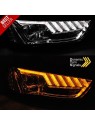 Faróis Tubelight DRL / Chrome - Audi A4 B8 Facelift (2012-2015)