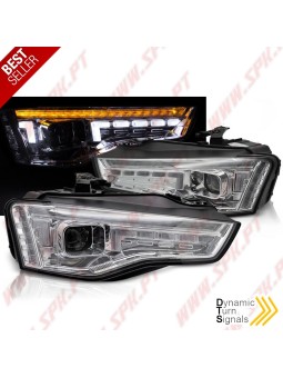 Faróis Xenon Daylight LED / Chrome - Audi A5 8T (2011-2016)
