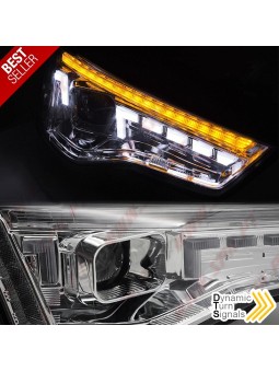 Faróis Xenon Daylight LED / Chrome - Audi A5 8T (2011-2016)