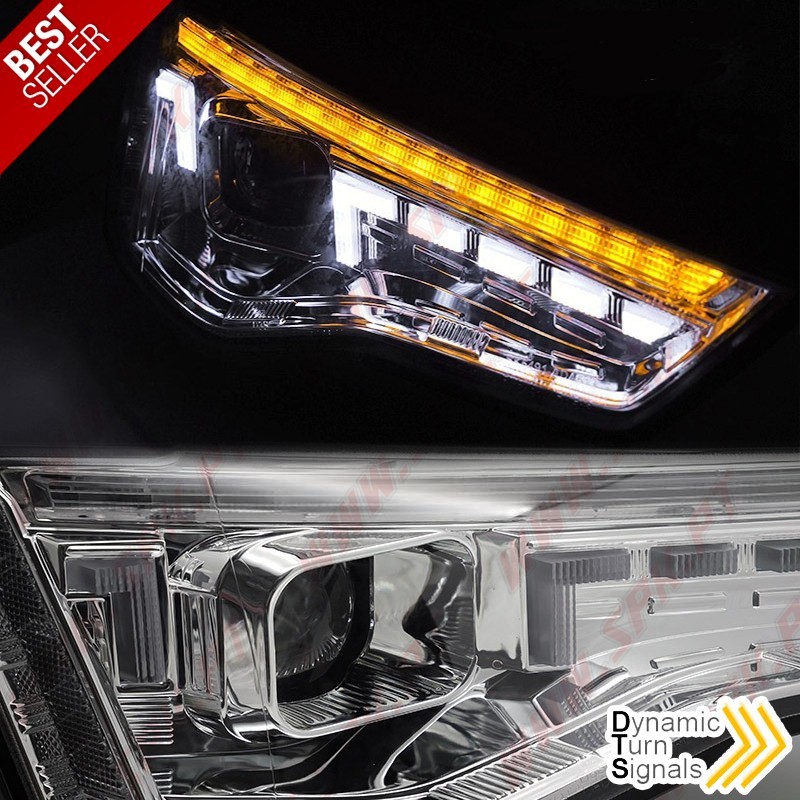 Faróis Xenon Daylight LED / Chrome - Audi A5 8T (2011-2016) Faróis Xenon Daylight LED / Chrome - Audi A5 8T (2011-2016)