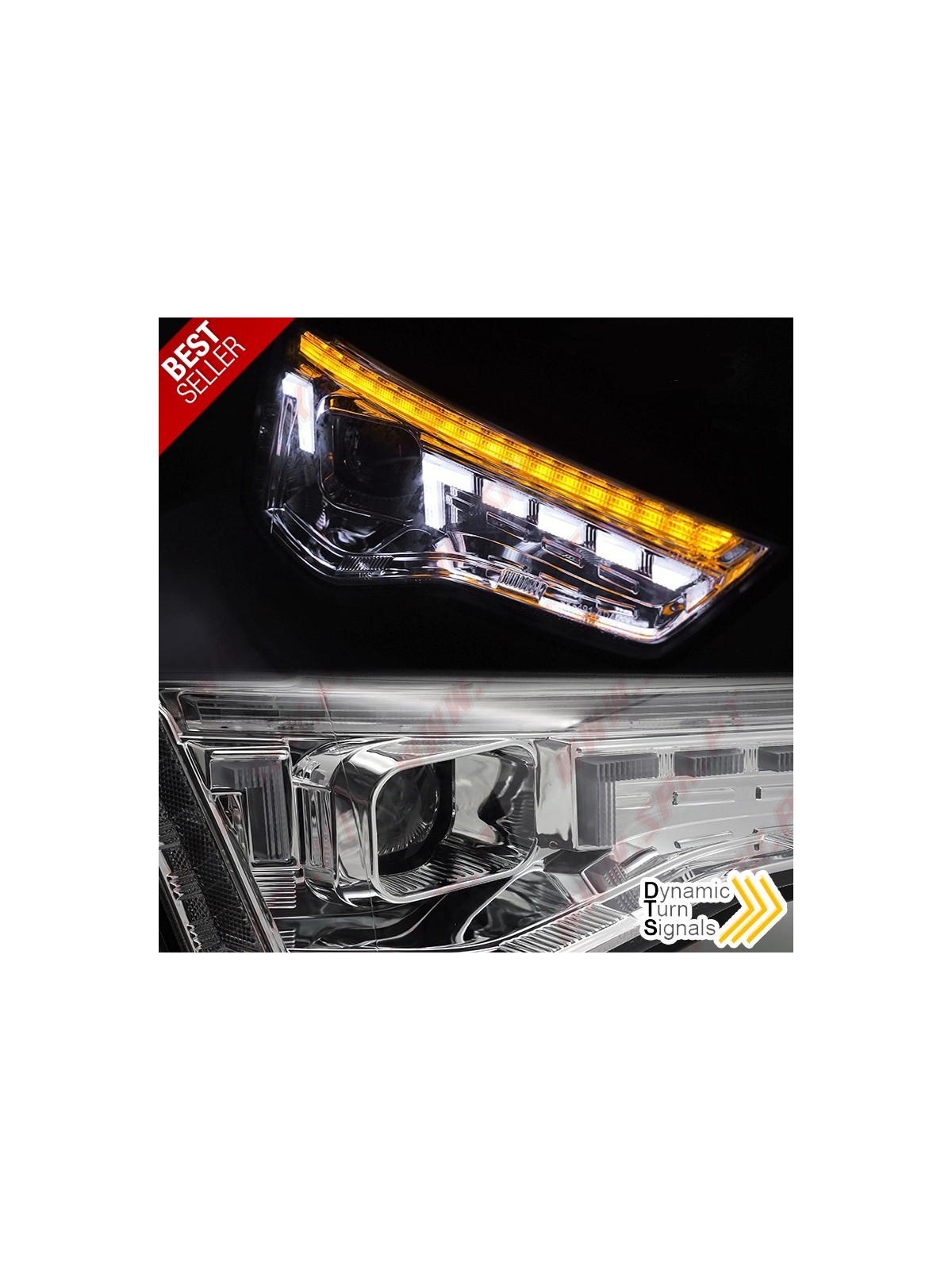 Faróis Xenon Daylight LED / Chrome - Audi A5 8T (2011-2016) Faróis Xenon Daylight LED / Chrome - Audi A5 8T (2011-2016)