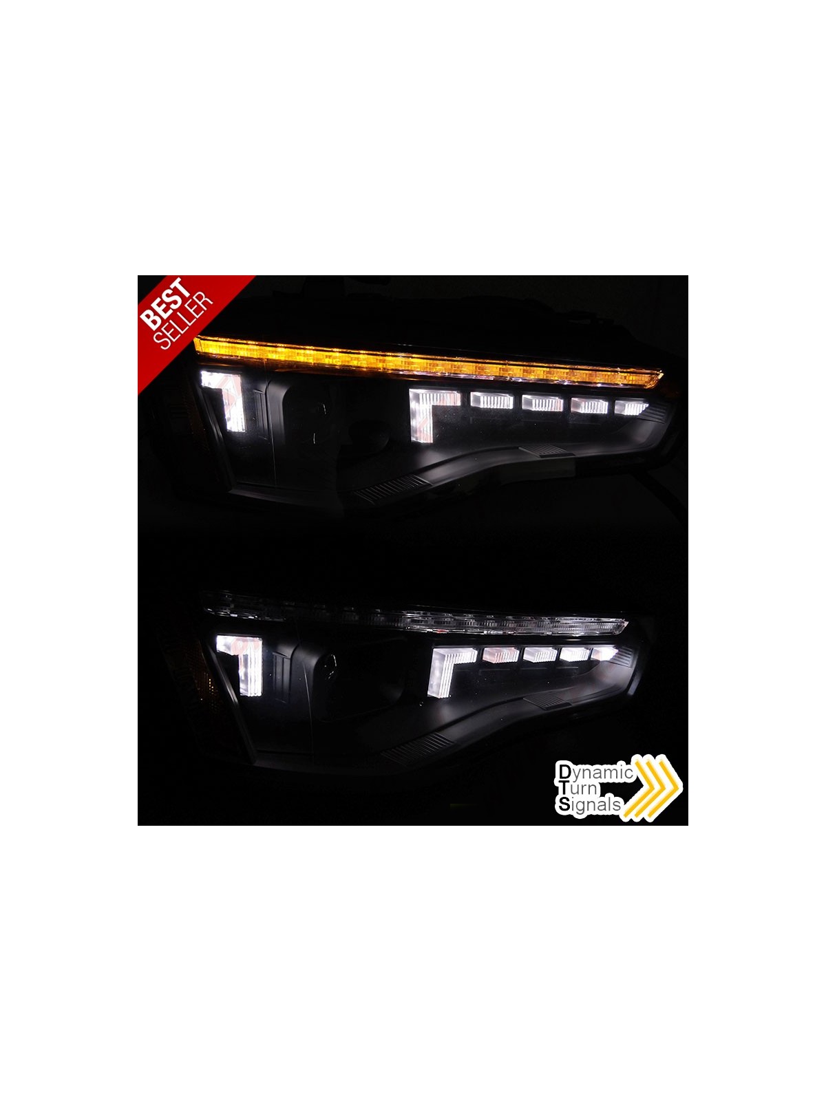 Faróis Xenon Daylight LED / Black - Audi A5 8T (2011-2016) Faróis Xenon Daylight LED / Black - Audi A5 8T (2011-2016)