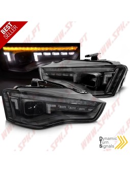 Faróis Xenon Daylight LED / Black - Audi A5 8T (2011-2016)