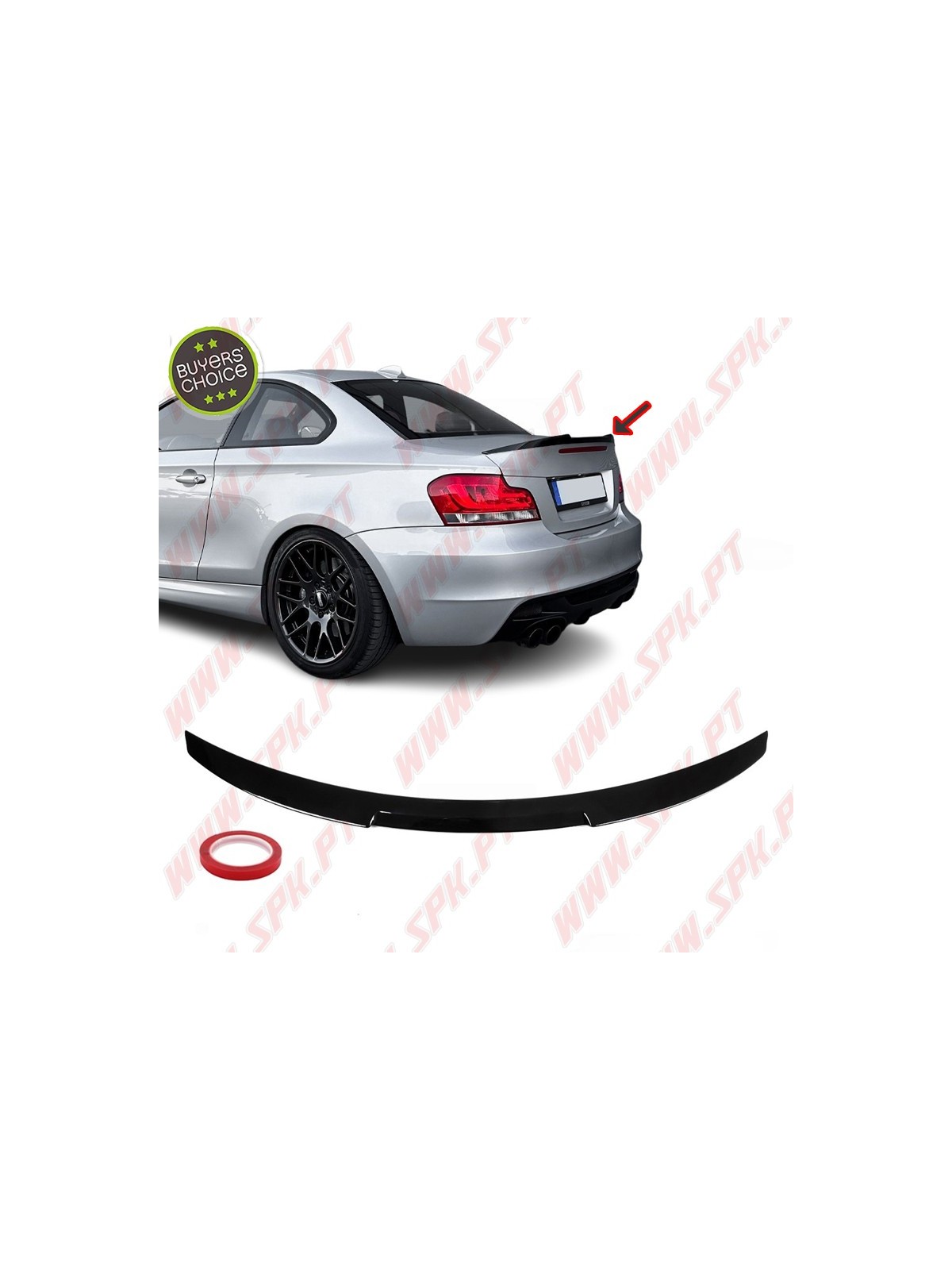 Aileron Traseiro Look M4 BMW E82 / E88 (2007-2013)