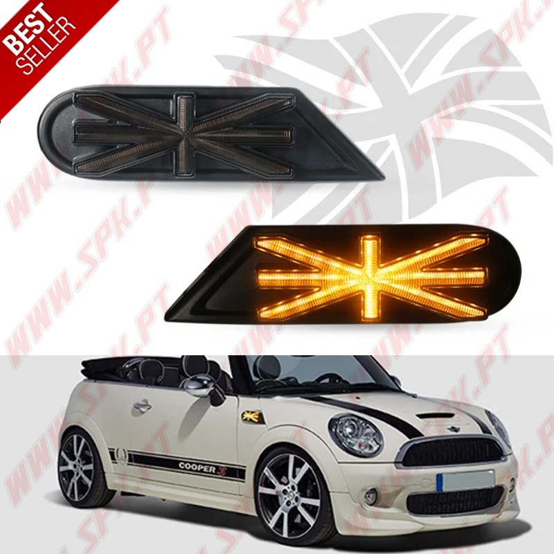 Piscas Laterais LED Dynamic / Black - Mini R55 / R56 / R57 / R58 / R59 (2006-2014)