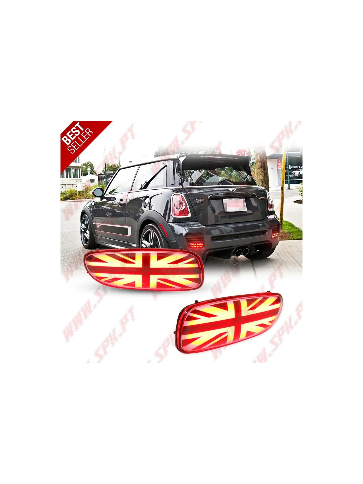 Faróis Traseiros Nevoeiro/Presença LED / Red - Mini R56 / R57 / R58 / R59 (2006-2015)