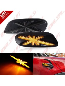 Piscas Laterais LED Dynamic / Black - Mini F55 / F56 / F57 (2014-)