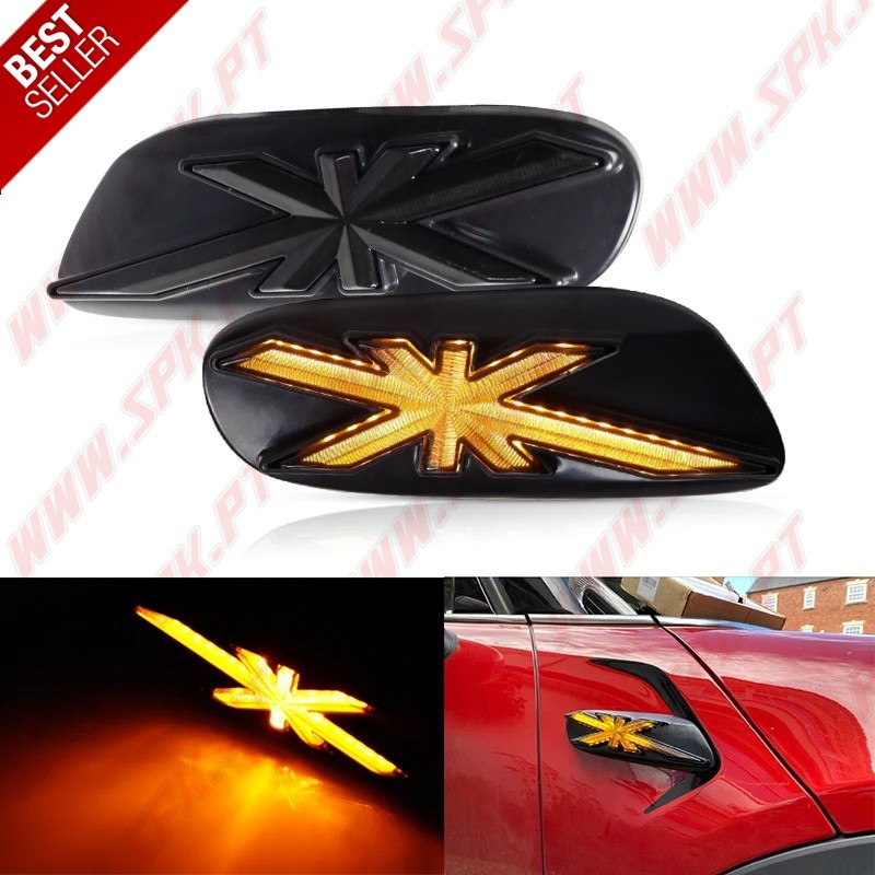 Piscas Laterais LED Dynamic / Black - Mini F55 / F56 / F57 (2014-) Piscas Laterais LED Dynamic / Black - Mini F55 / F56 / F57 (2014-)