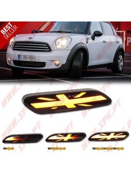 Piscas Laterais LED Dynamic / Black - Mini R60 Countryman / R61 Paceman (2011-2016)
